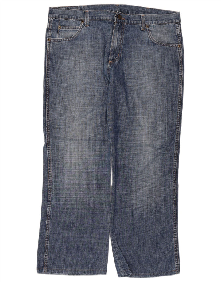 Muške traperice Wrangler Bootcut W36 L30 plavi pamuk