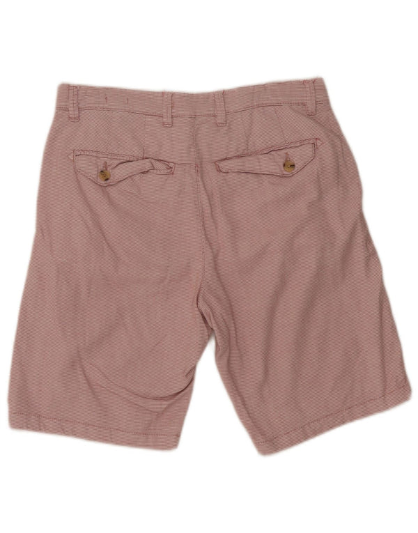 Zara muške chino kratke hlače EU 38 male W30 crveni geometrijski pamuk