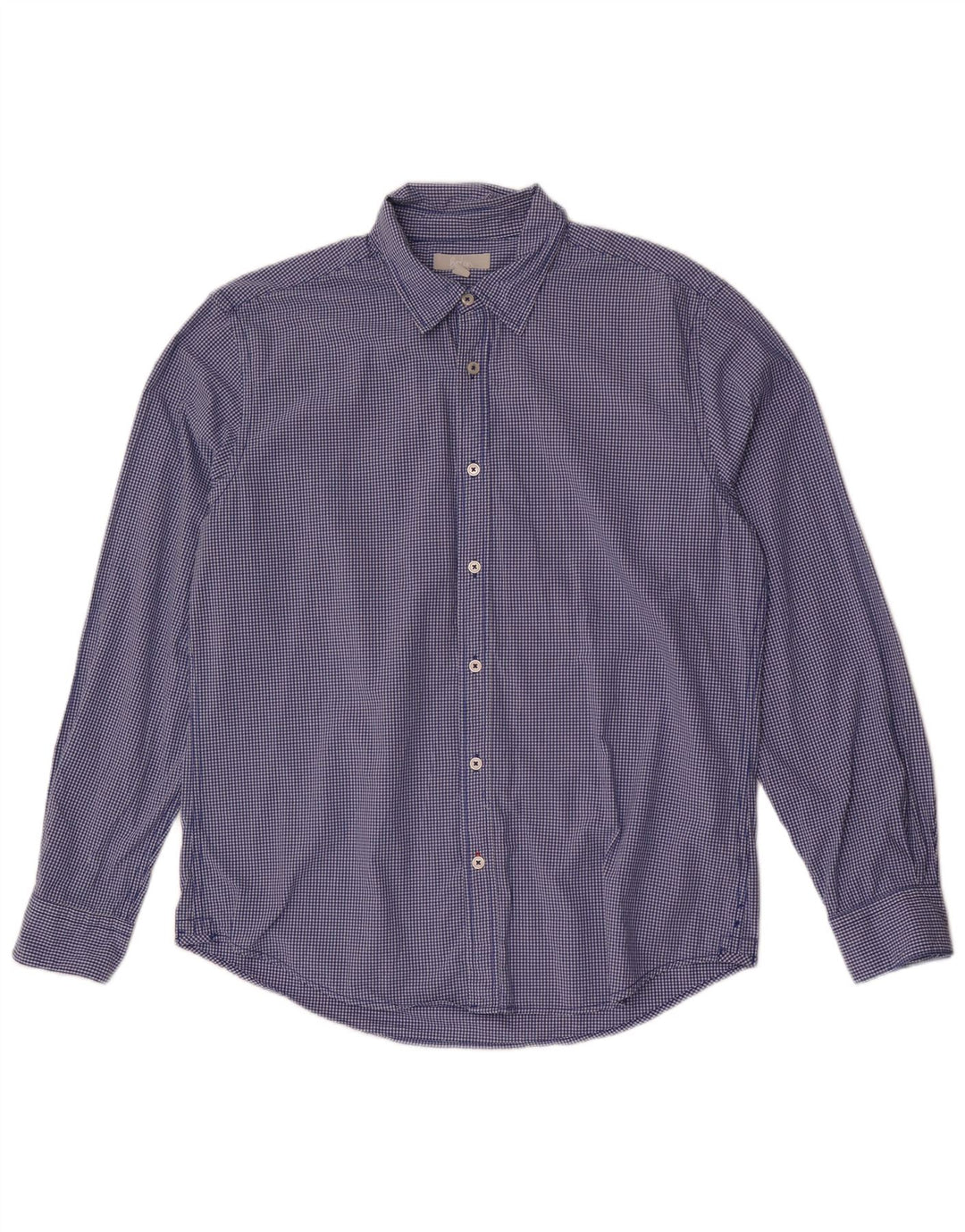 Boden muška uska košulja Large Blue Gingham pamuk