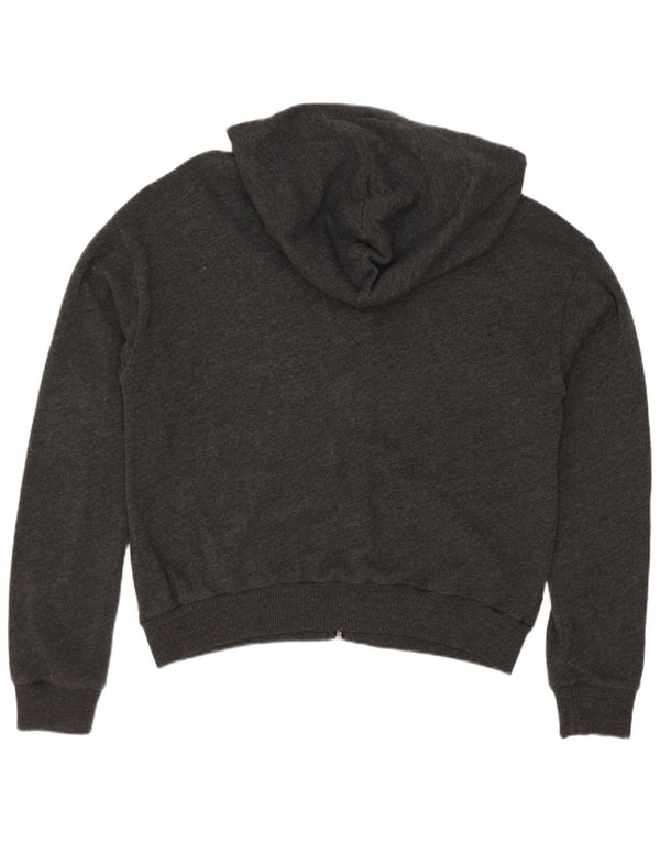 Abercrombie & Fitch Ženska majica s kapuljačom s patentnim zatvaračem UK 16 Velika siva