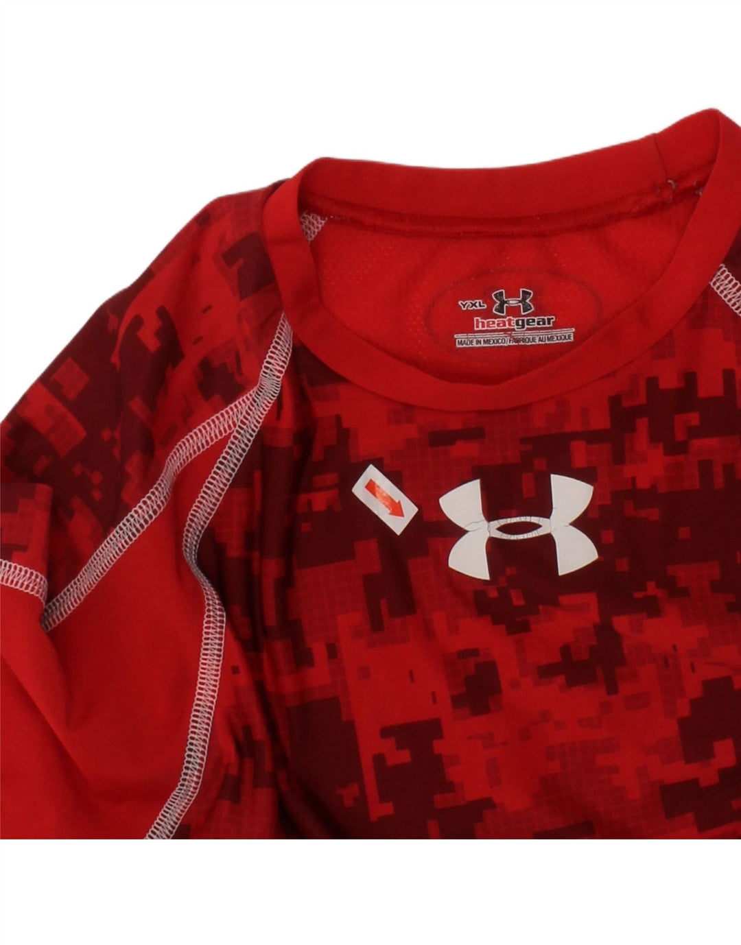 UNDER ARMOUR Boys Heat Gear Graphic majica dugih rukava 13-14 godina XL crvena