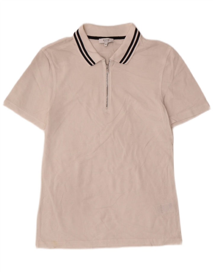 Reiss muška polo majica XS bijeli pamuk