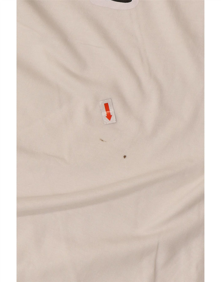 KAPPA muška majica kratkih rukava s grafičkim motivima XL, bijeli pamuk