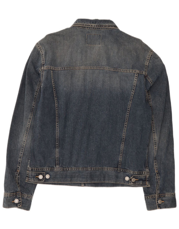 Sisley muška traper jakna UK 40 Large Blue Cotton