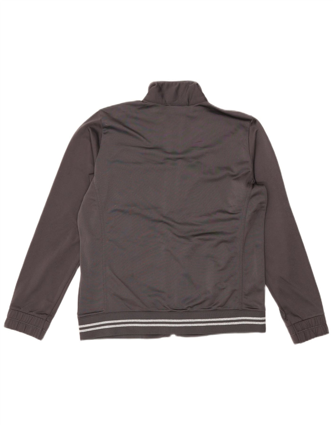 CHAMPION Ženska gornja jakna trenirke UK 14 srednje sivi poliester