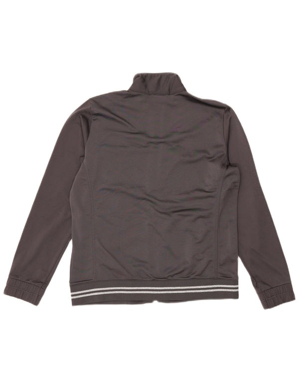 CHAMPION Ženska gornja jakna trenirke UK 14 srednje sivi poliester