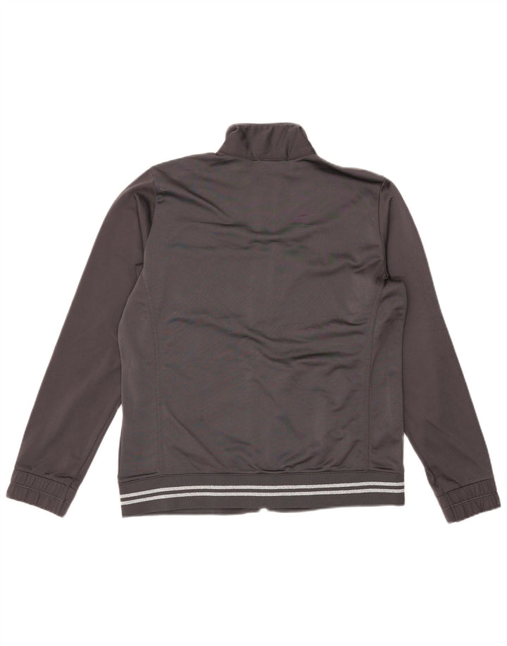 CHAMPION Ženska gornja jakna trenirke UK 14 srednje sivi poliester