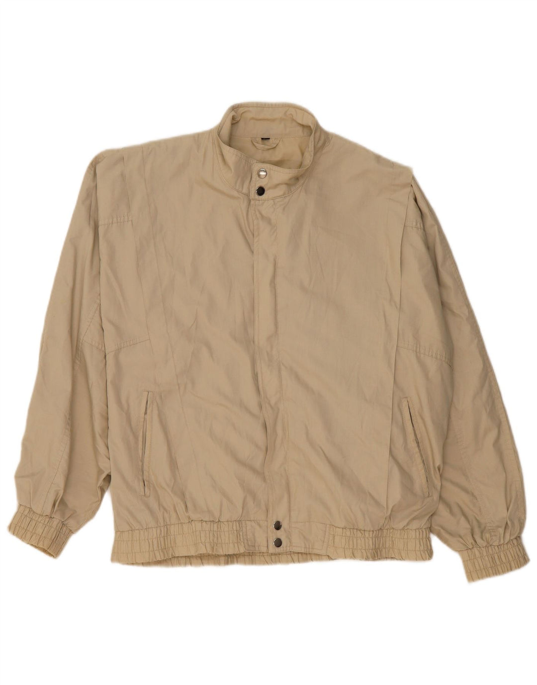 Vintage muška bomber jakna IT 52 XL bež poliester
