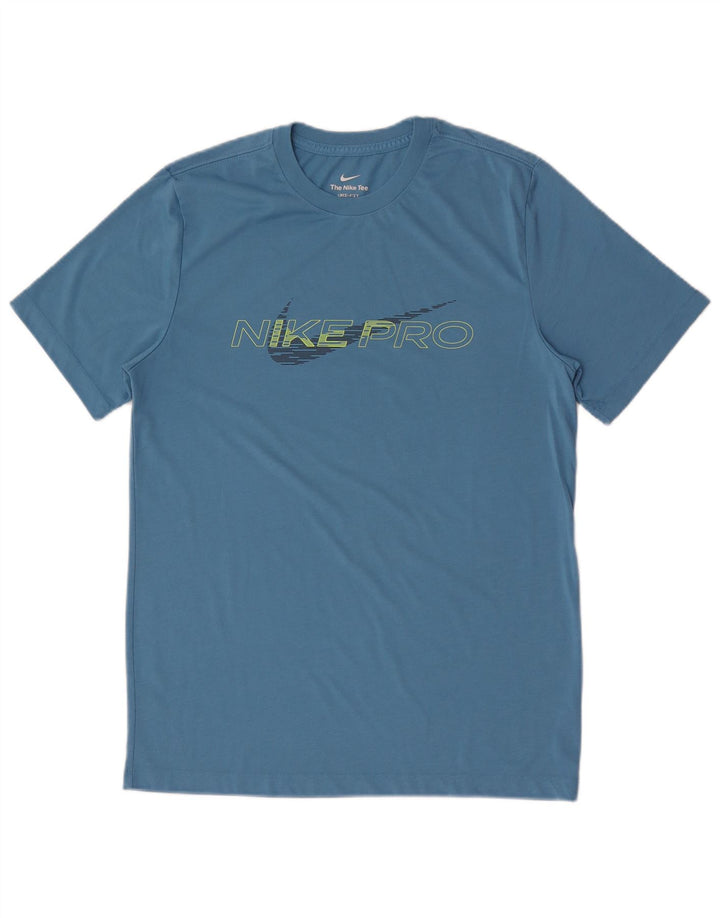 Nike Dri Fit majica kratkih rukava srednje plava