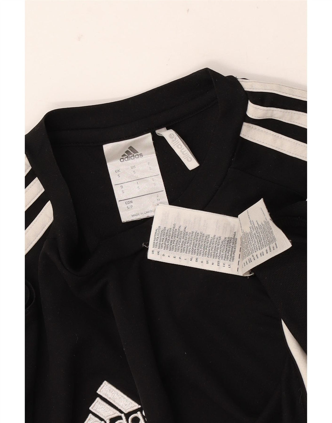ADIDAS Muška Climalite majica kratkih rukava Mali crni Colourblock poliester