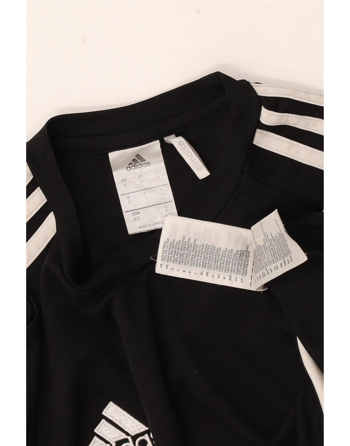 ADIDAS Muška Climalite majica kratkih rukava Mali crni Colourblock poliester