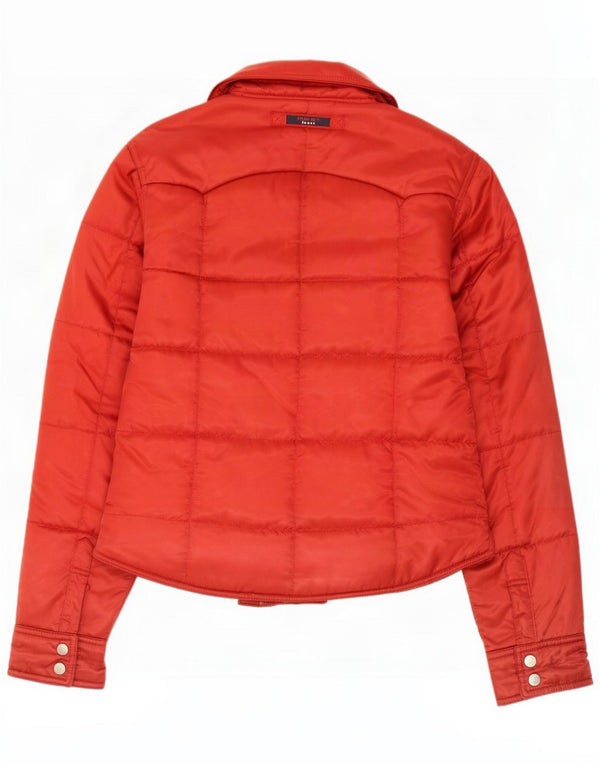 Ženska podstavljena jakna Tommy Hilfiger UK 12 Medium Red Polyester