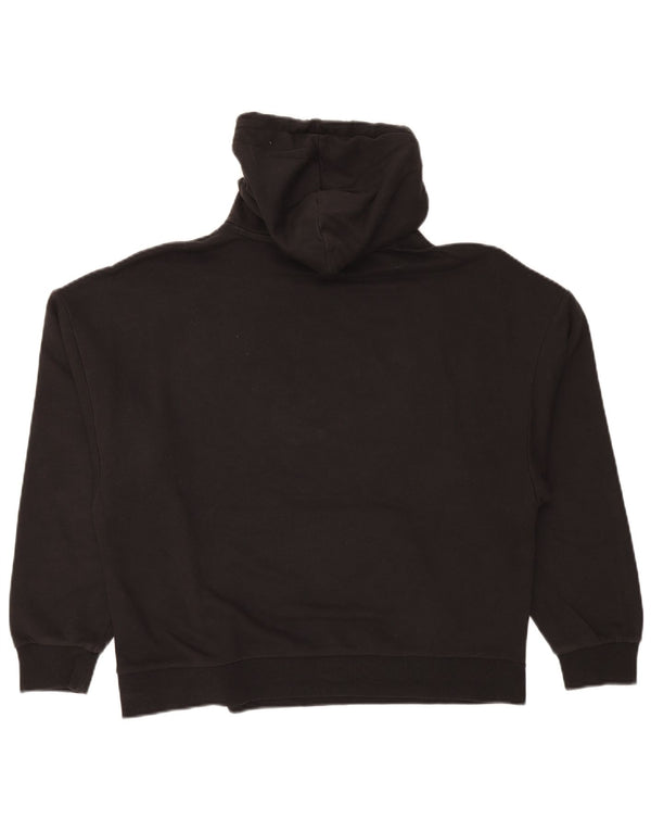 PUMA Ženska majica s kapuljačom s kapuljačom UK 16 Veliki crni pamuk