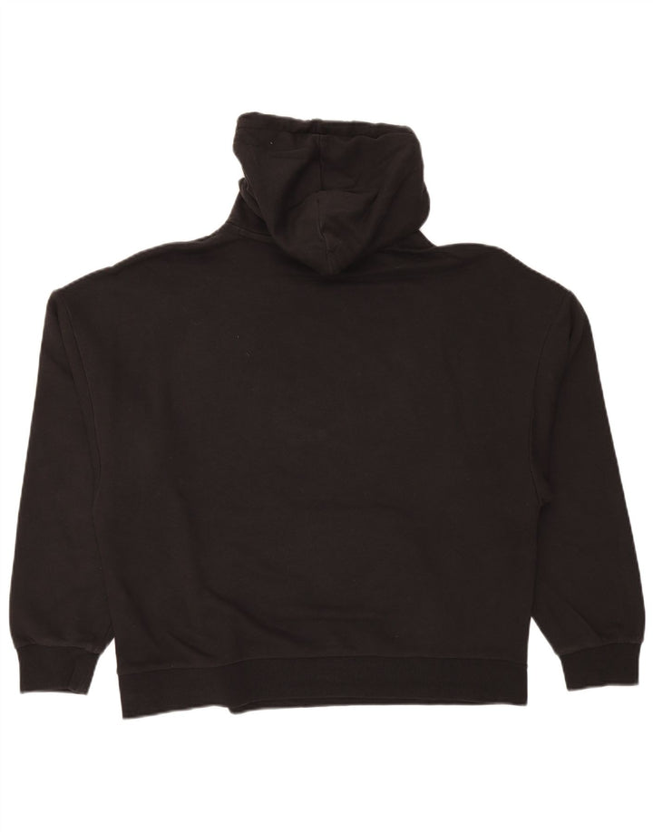 PUMA Ženska majica s kapuljačom s kapuljačom UK 16 Veliki crni pamuk