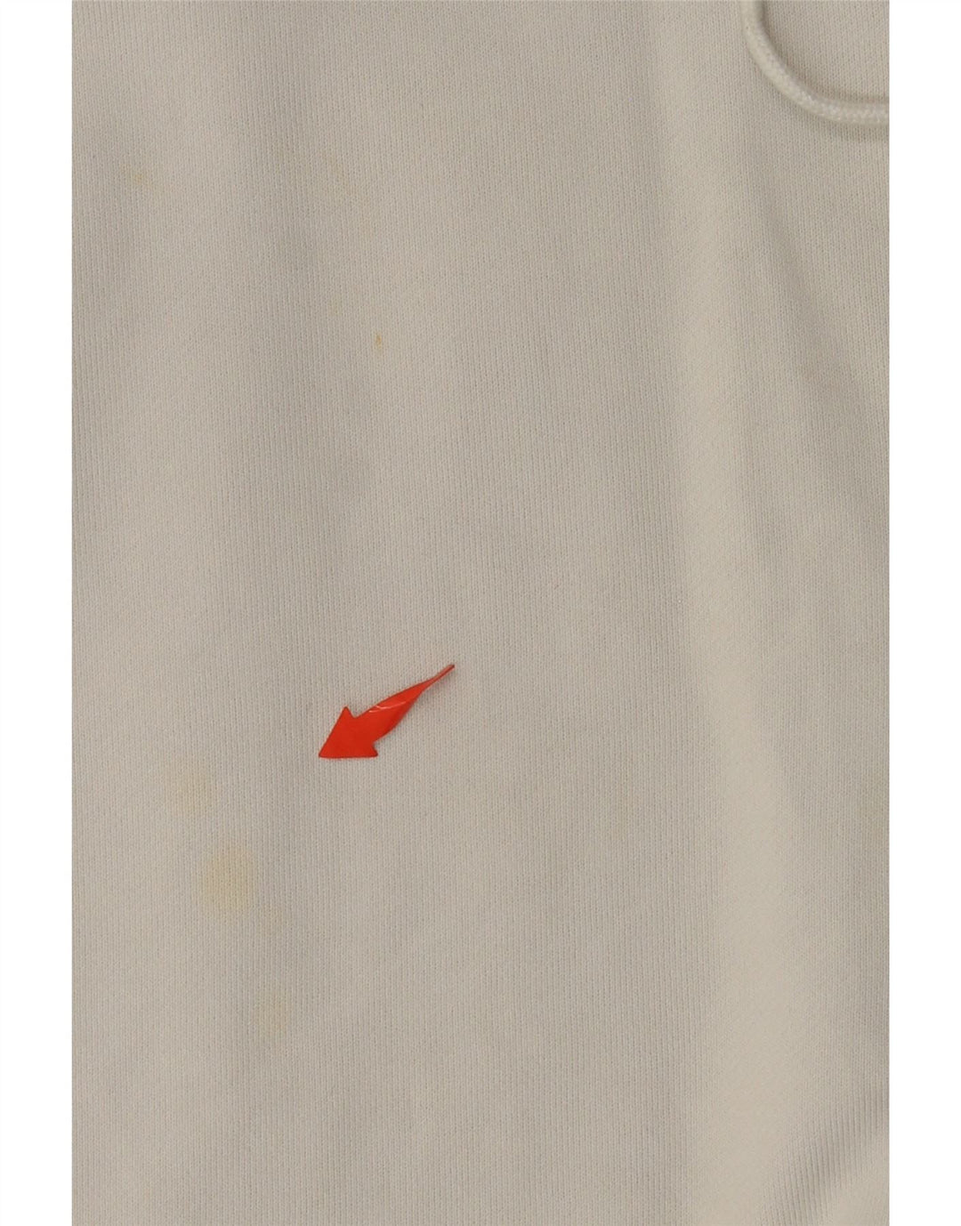 ADIDAS Ženska prevelika majica s kapuljačom UK 8 Mali bijeli pamuk