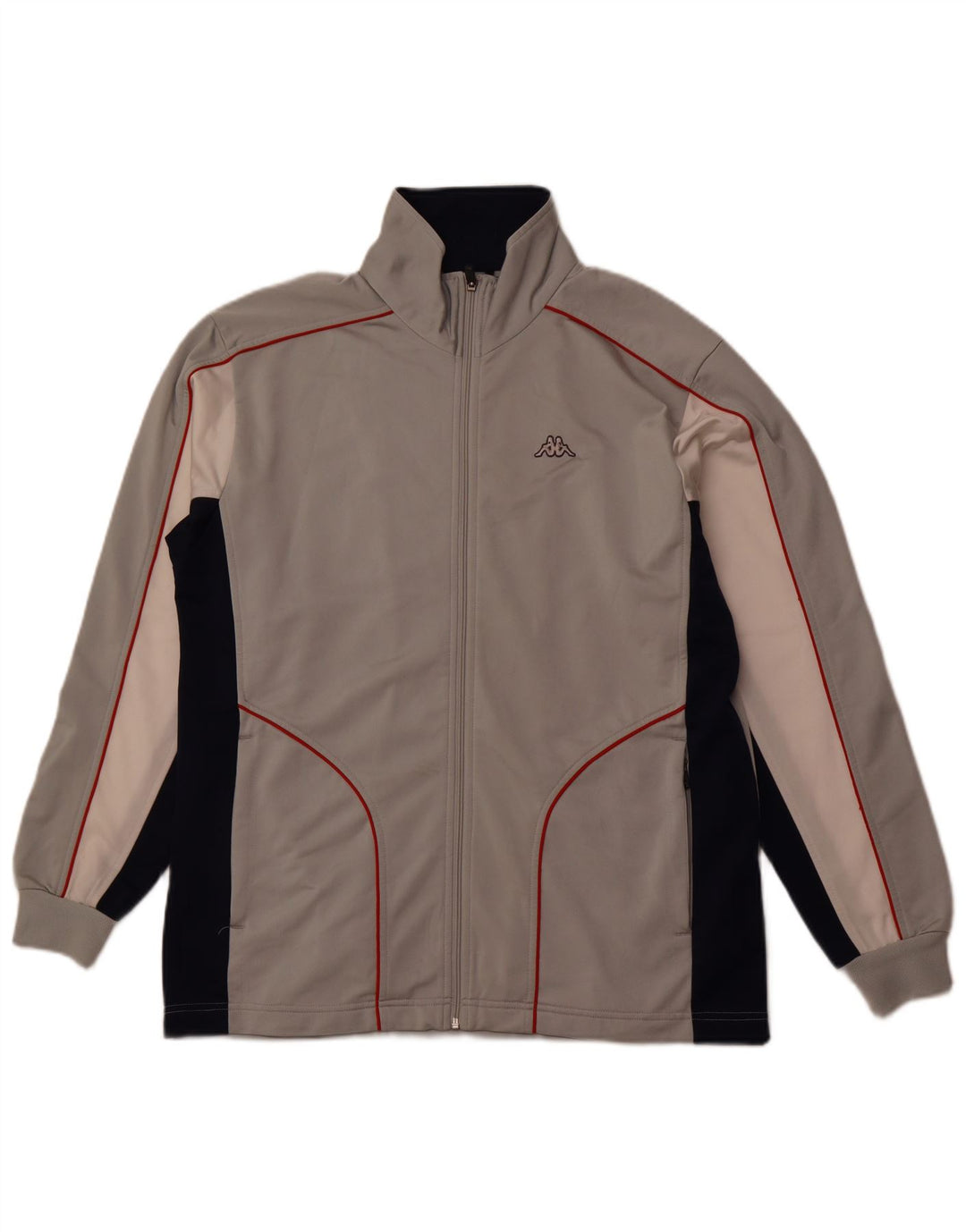 KAPPA muška gornja jakna trenirke, veliki sivi poliester u boji