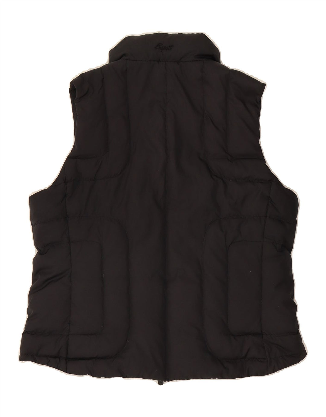 ESPRIT Womens Padded Gilet UK 16 Large Black Polyester Vintage Esprit and Second-Hand Esprit from Messina Hembry 