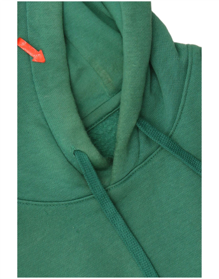 Nike muška majica s kapuljačom Srednje zeleni pamuk