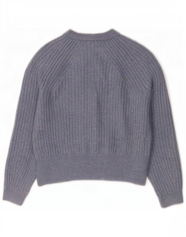 Marks & Spencer ženski kratki kardigan pulover UK 10 Small Blue