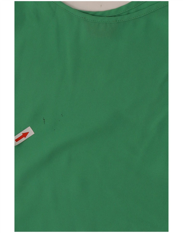 Topshop ženski Cami Top UK 10 mali zeleni poliester