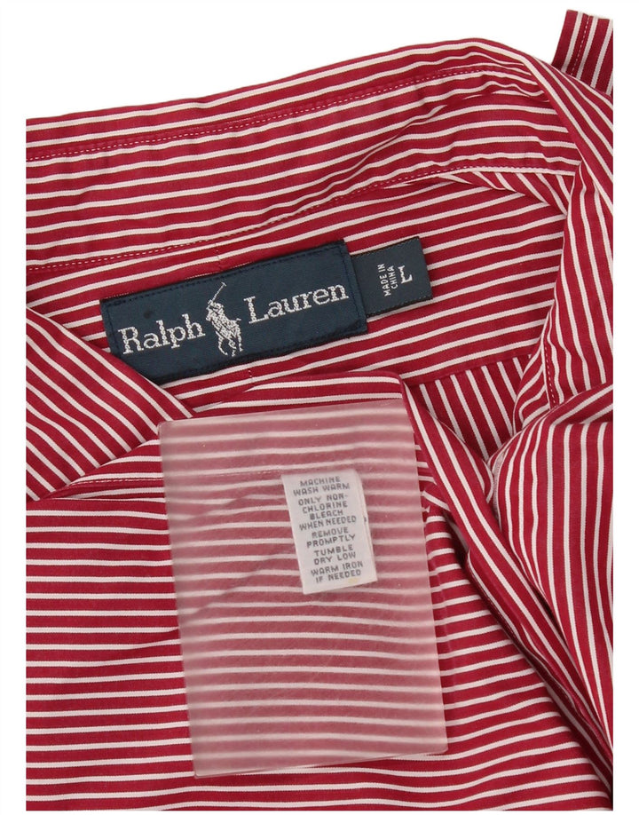 Ralph Lauren muška košulja, pamuk na velike crvene pruge