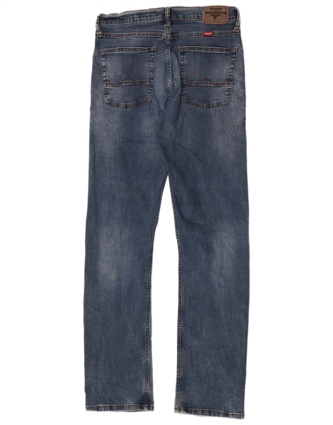 Wrangler muške ravne traperice W30 L32 plavi pamuk