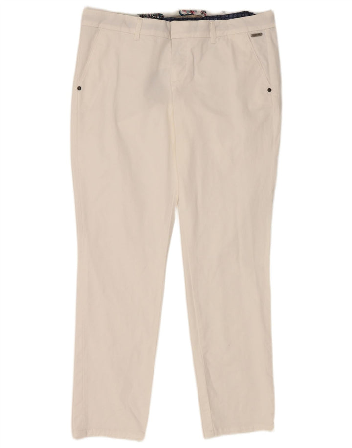 Guess ženske Berta chino hlače uskog kroja W34 L29 bijele