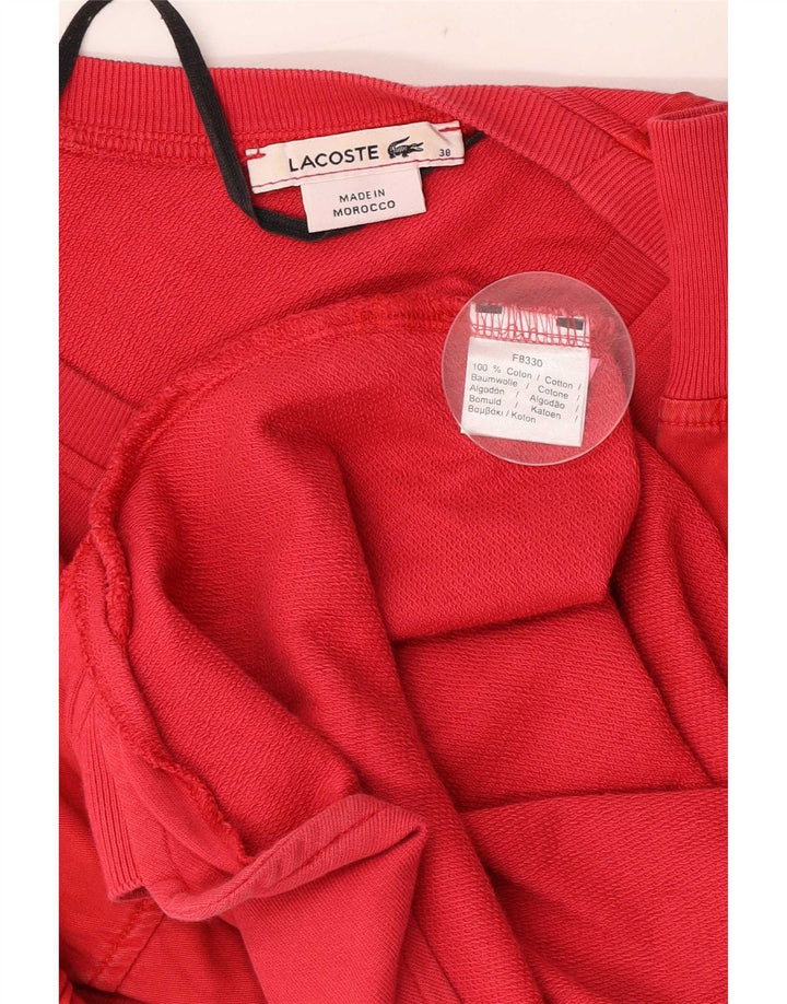 Lacoste Ženska majica s puderom EU 38 Srednje crvena pamuk