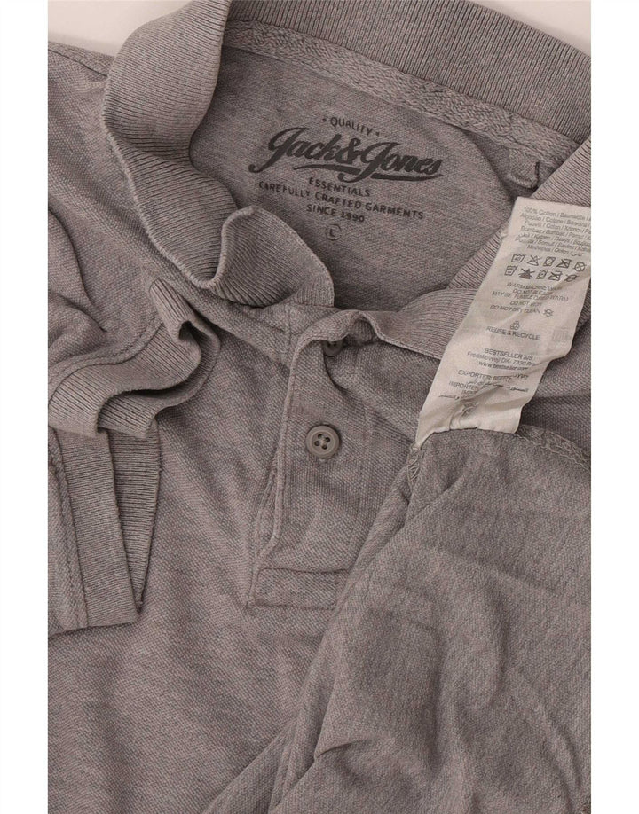 Jack & Jones muška polo majica veliki sivi pamuk
