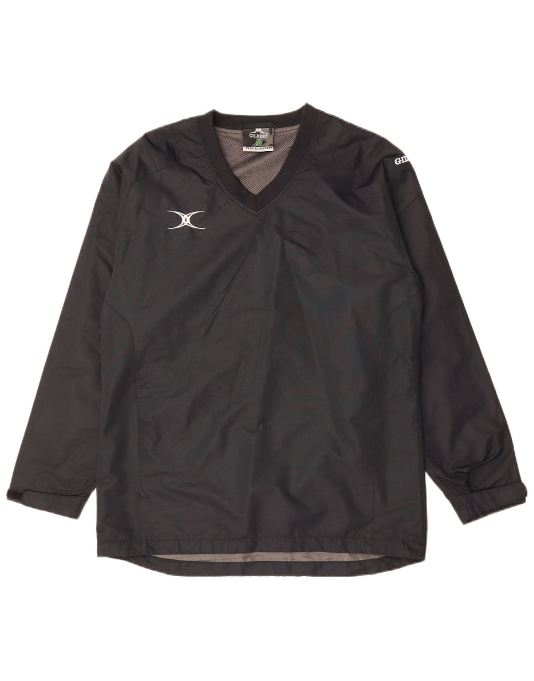 VINTAGE muški pulover vjetrovka jakna UK 34 XS siva poliester