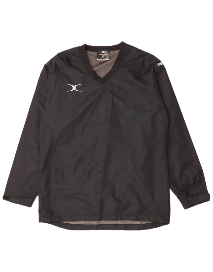 VINTAGE muški pulover vjetrovka jakna UK 34 XS siva poliester