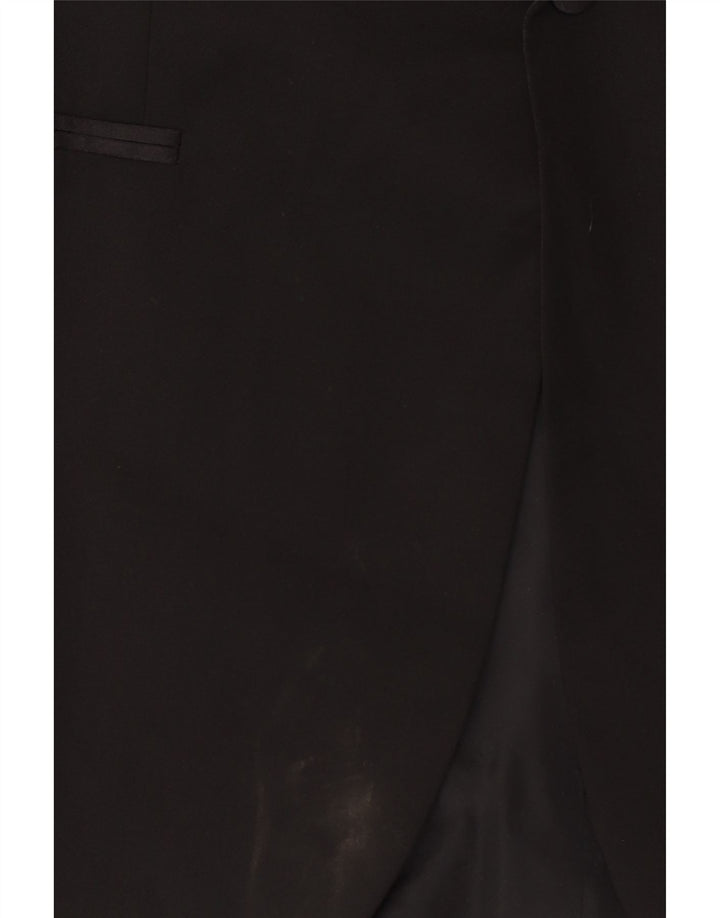 Hugo Boss muška jakna sa 1 gumbom UK 50 velika crna djevičanska vuna