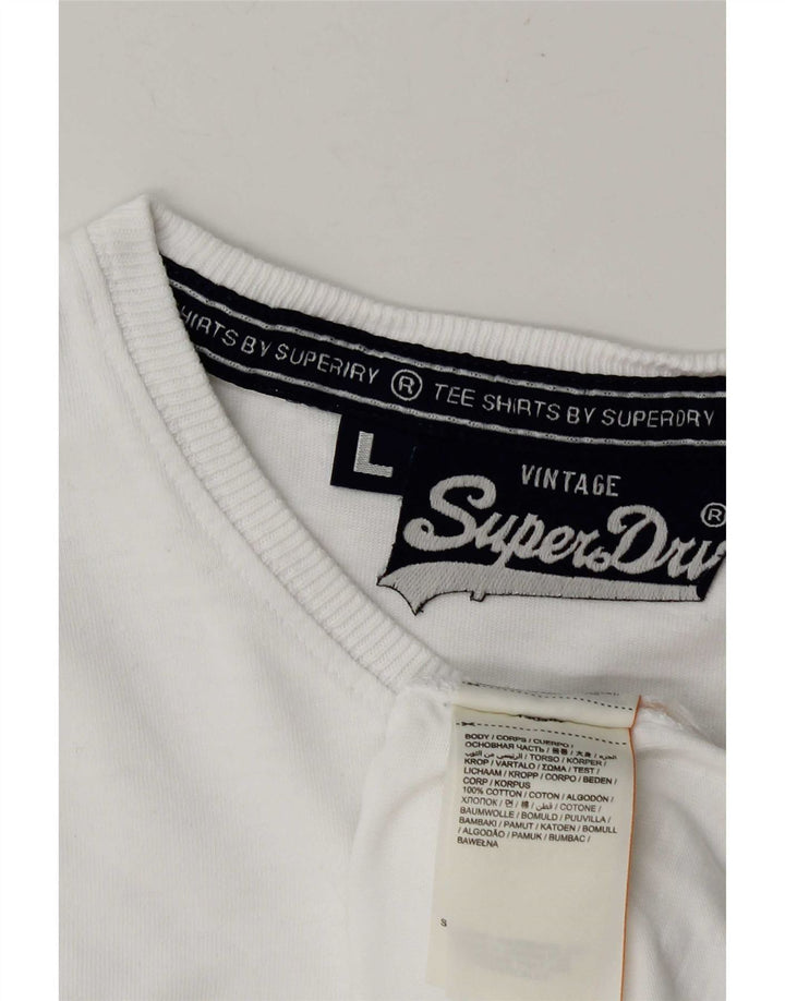 Superdry muška majica kratkih rukava Veliki bijeli pamuk