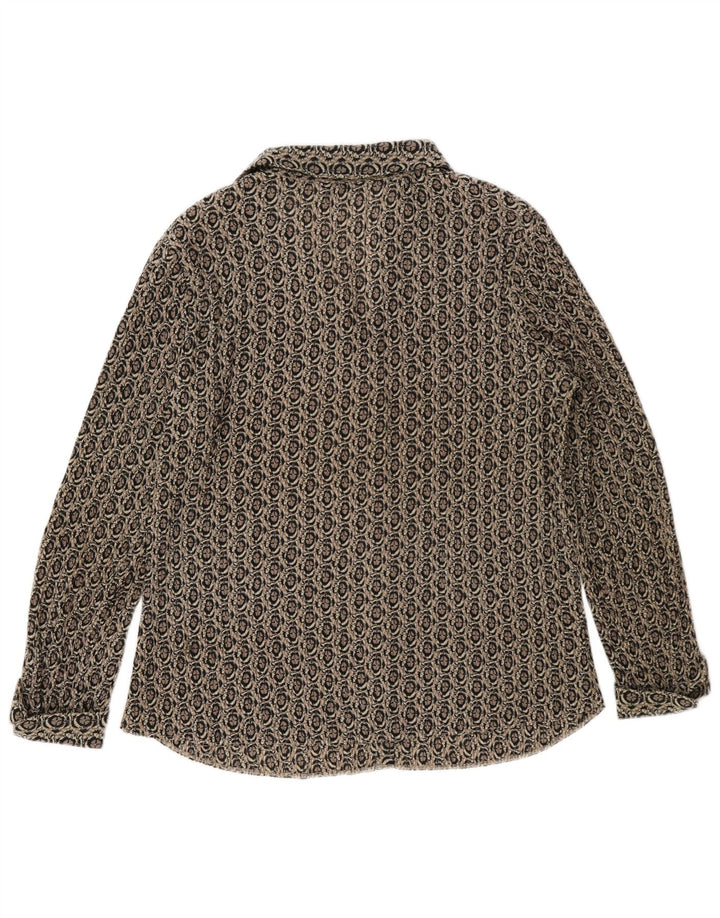 Marks & Spencer ženska svečana košulja UK 18 XL siva geometrijska