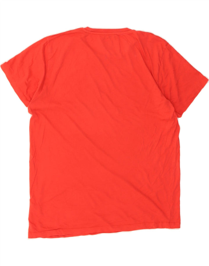 JACK & JONES Mens Graphic T-Shirt Top XL Red Vintage Jack & Jones and Second-Hand Jack & Jones from Messina Hembry 