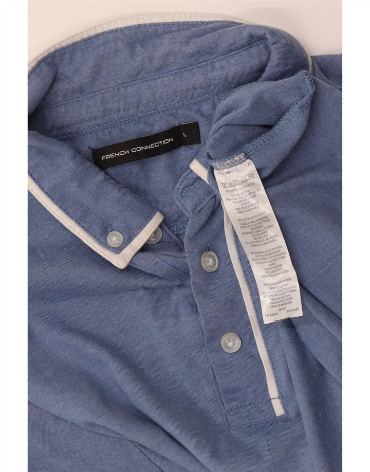 French Connection muška polo majica Large Blue Pamuk