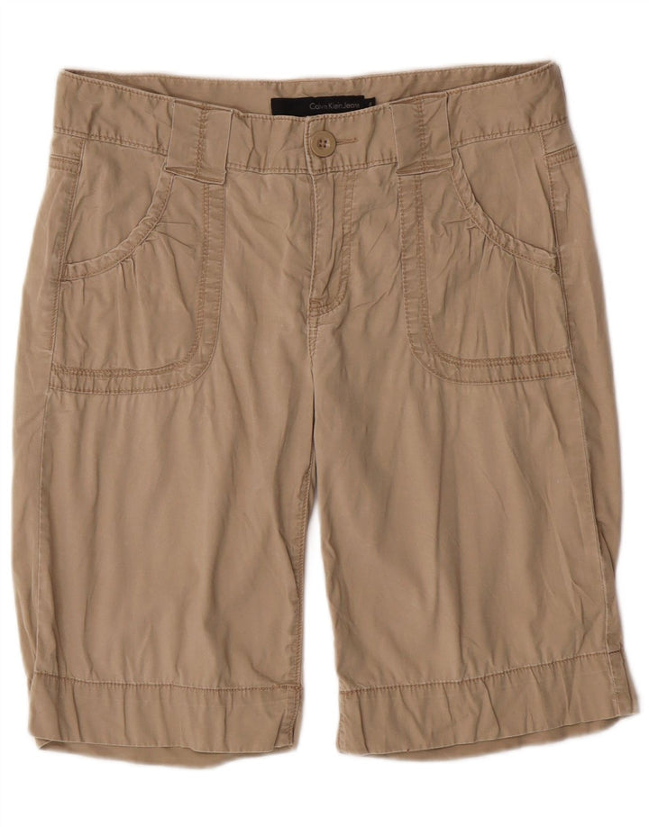 Calvin Klein Jeans Ženske ležerne kratke hlače US 8 Medium W30 Beige Classic