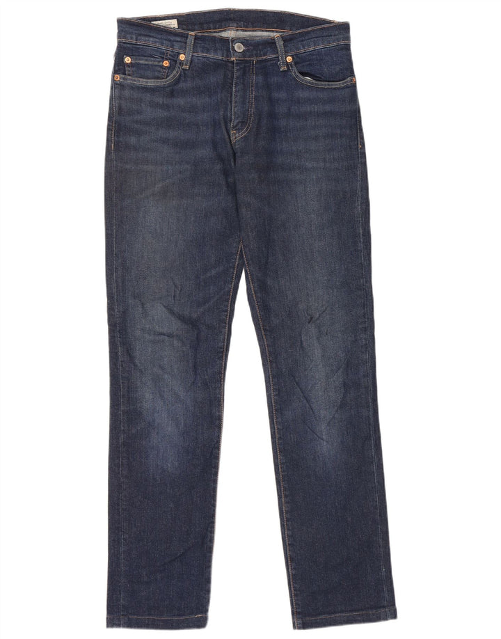 LEVI'S muške uske traperice W30 L34 plavi pamuk