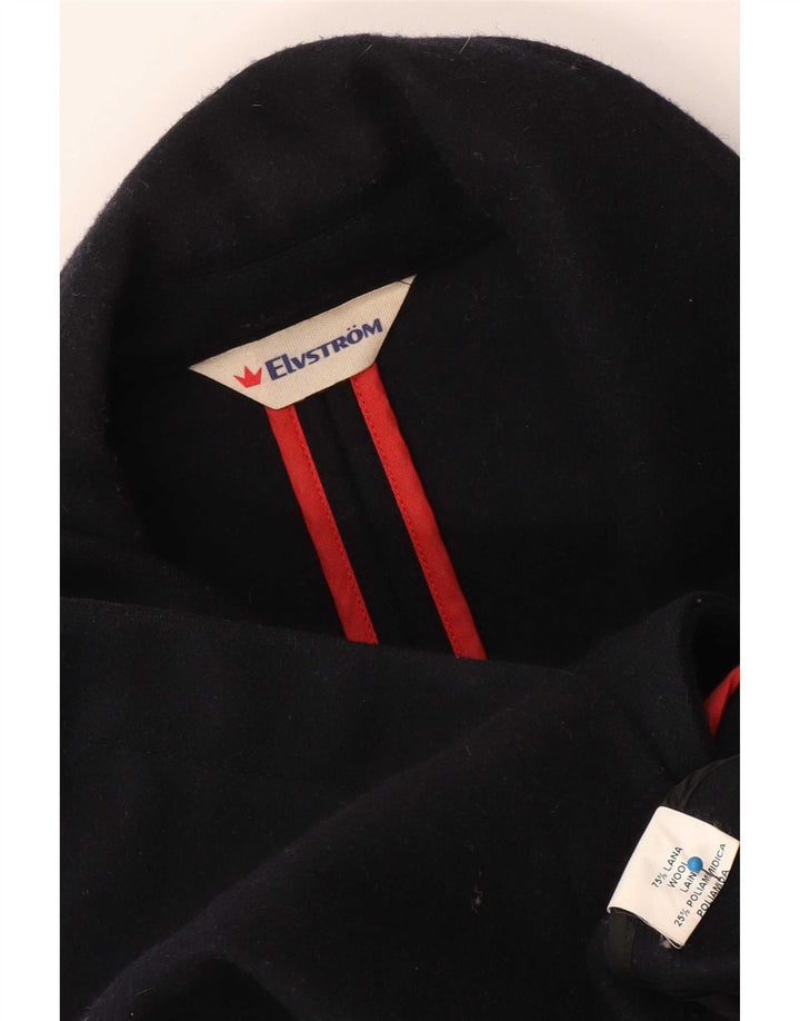 Elvstrom muški plavi kaput UK 42 XL tamnoplava vuna