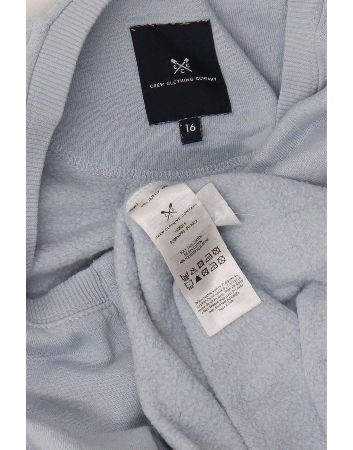 Crew Clothing Ženski preveliki džemper UK 16 Large Blue