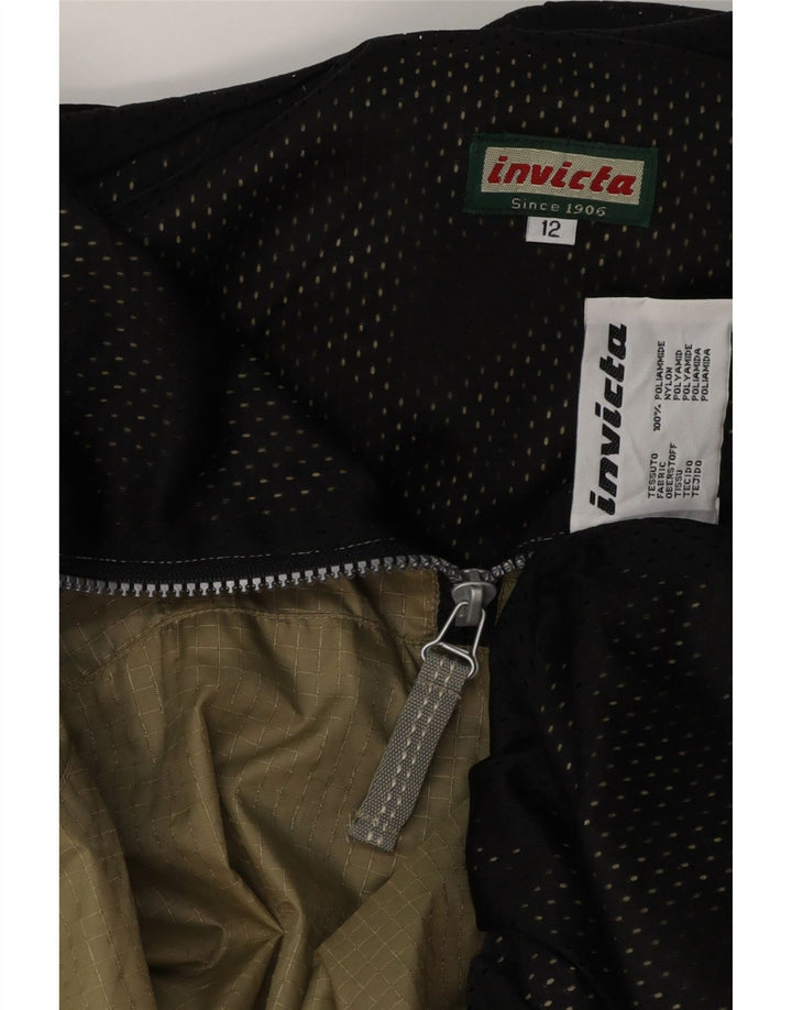 Invicta ženska prevelika kišna jakna s kapuljačom UK 12 srednje boje kaki gingham