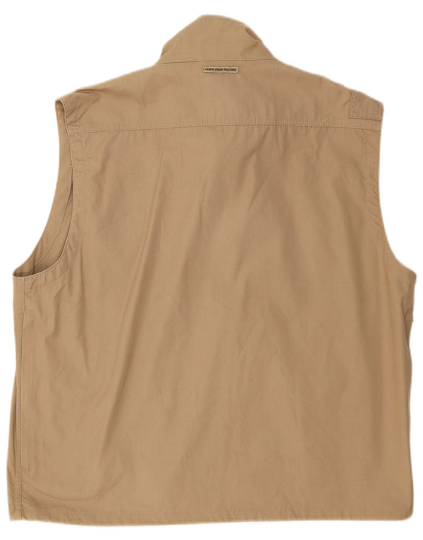 Vintage muška uslužna jakna UK 40 Large kaki pamuk