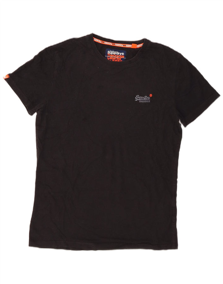 Superdry muška majica kratkih rukava Mala crna pamučna majica