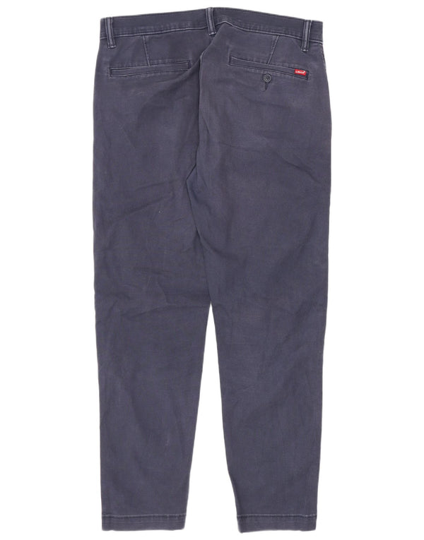 Levi's muške uske chino hlače W32 L30 plavi pamuk