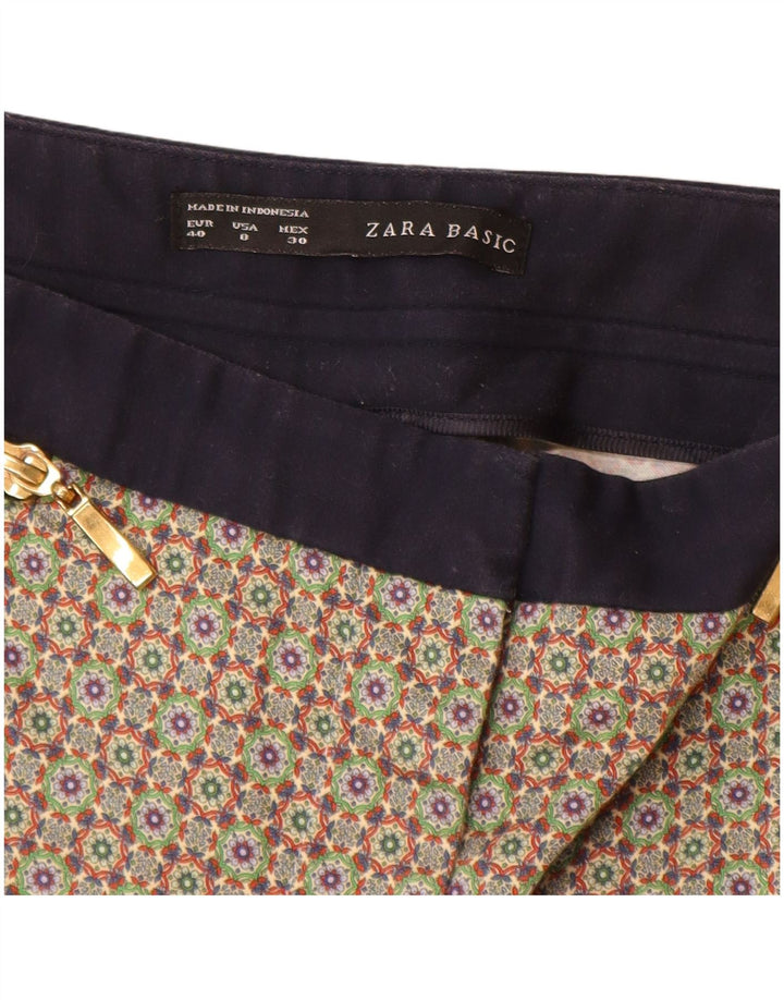 Zara ženske skraćene hlače EU 40 srednje W30 L24 višebojne geometrijske