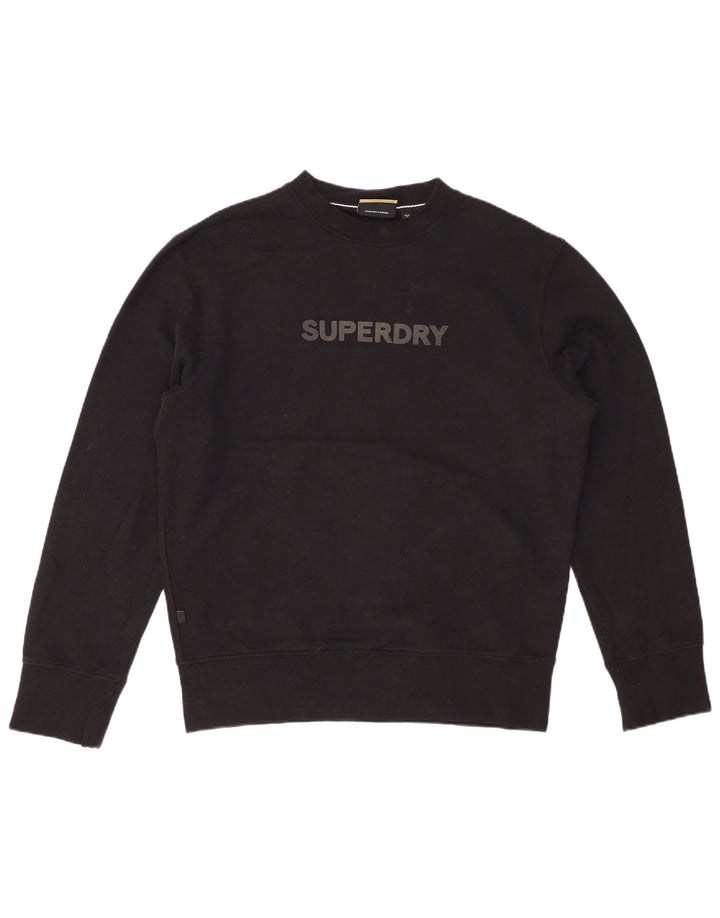 SUPERDRY muška majica s grafičkim motivima Mali crni pamuk