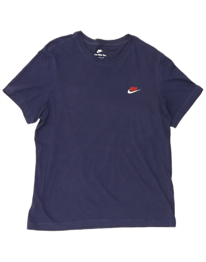 Nike muška majica kratkih rukava, veliki tamnoplavi pamuk