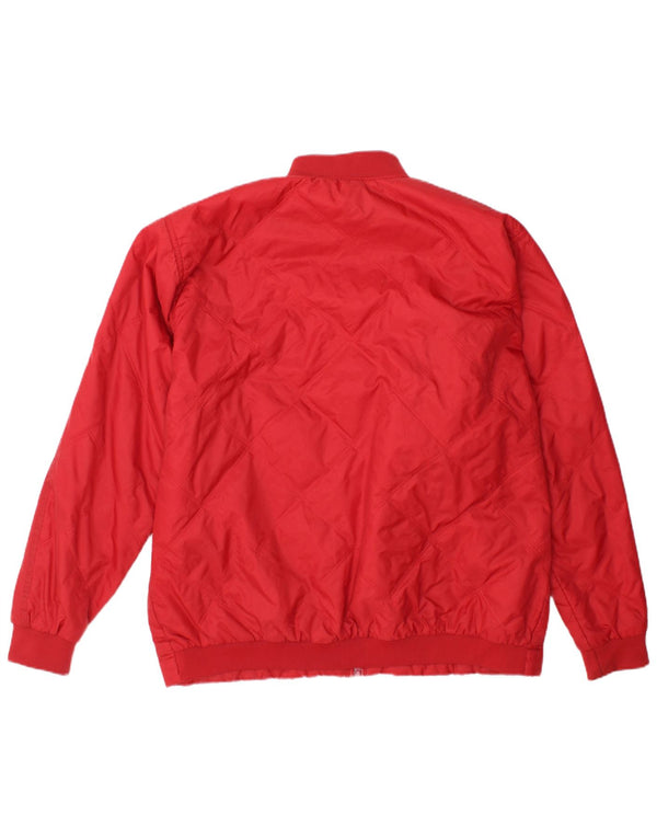 Vintage muška bomber jakna UK 40 veliki crveni najlon