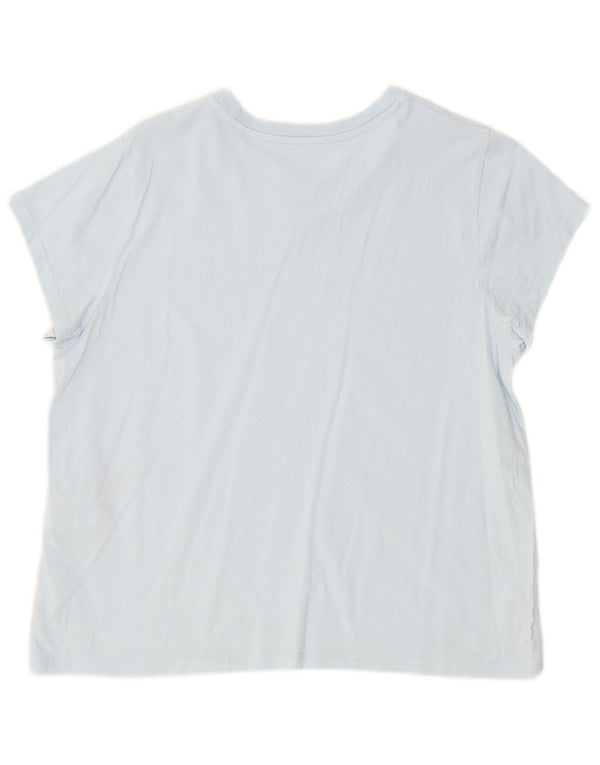 Levi's ženska majica kratkih rukava s grafičkim motivima UK 18 XL Plavi cvjetni pamuk