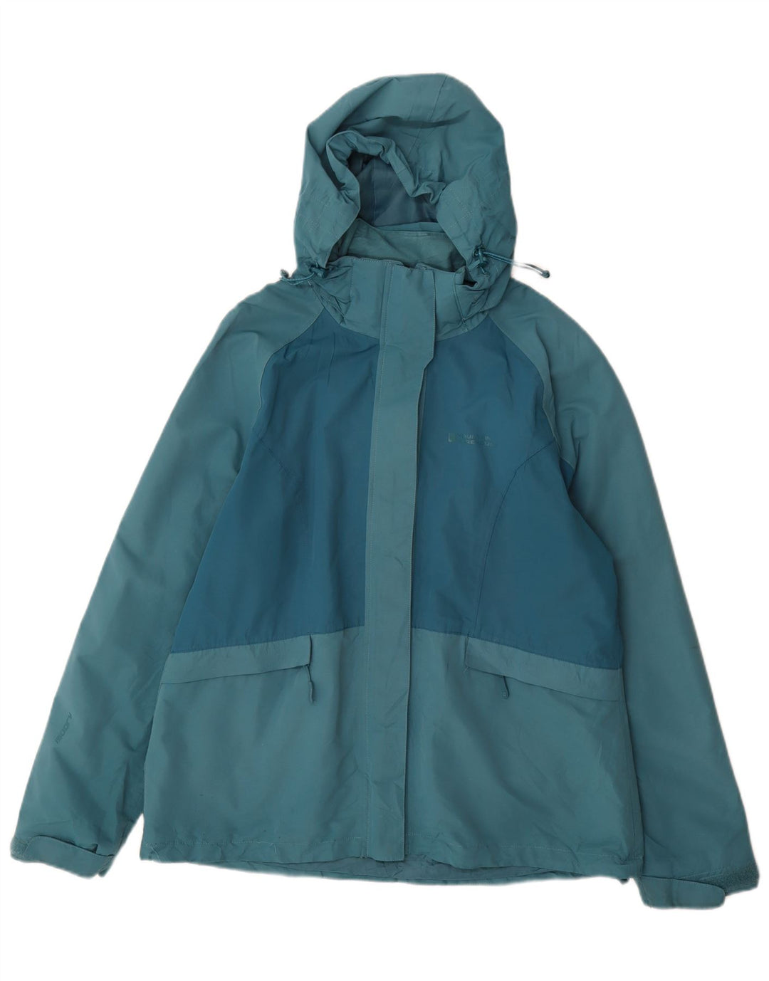 Mountain Warehouse ženska kišna jakna s kapuljačom UK 16 veliki plavi poliester